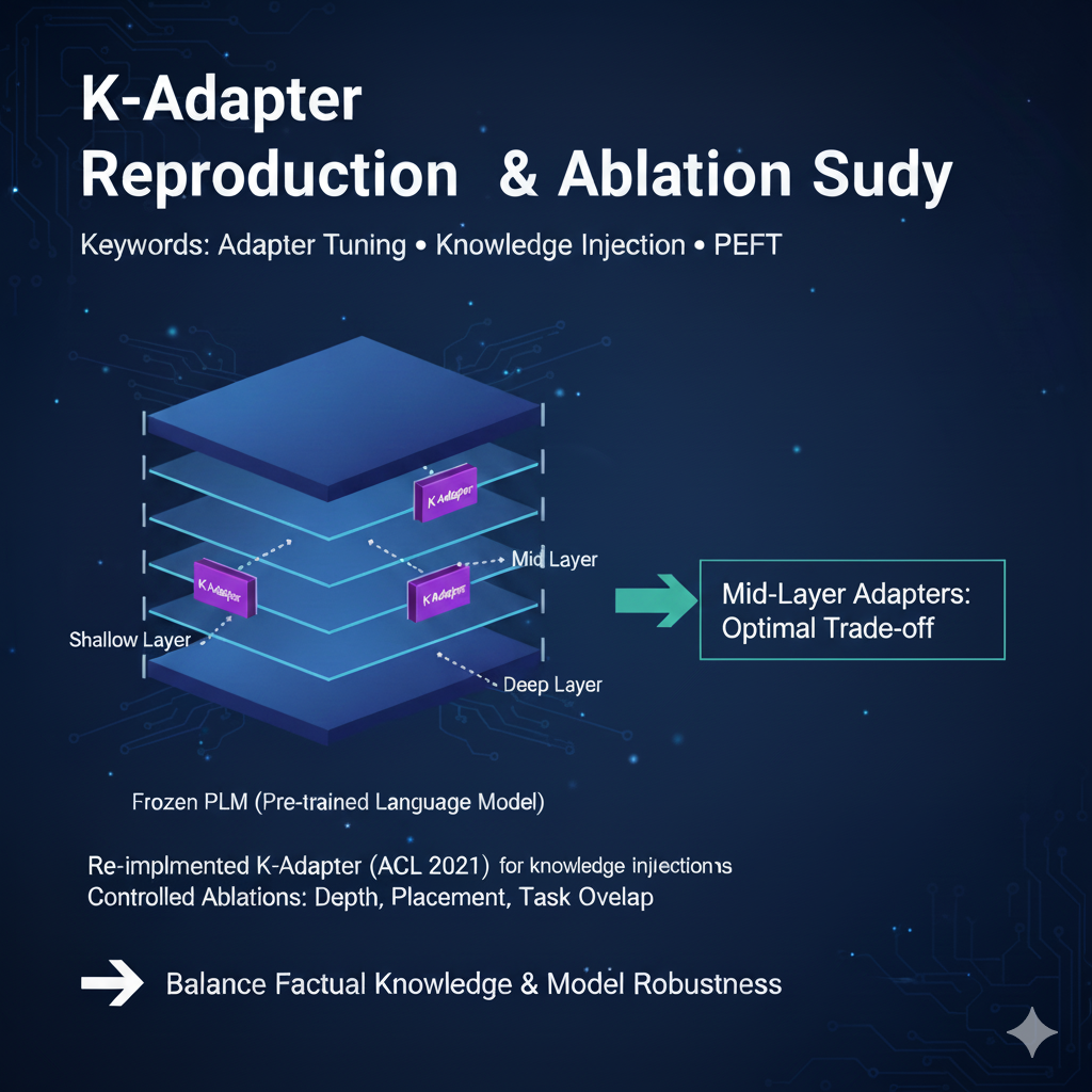 K-Adapter Reproduction & Ablation Study
